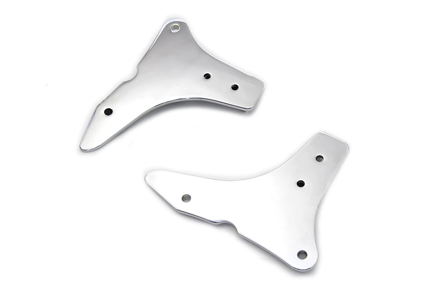 50-1565 - Sissy Bar Side Plate Set Chrome by Wyatt Gatling