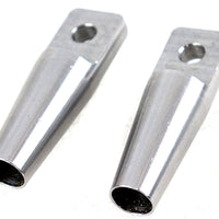 50-1596 - Sissy Bar Fab End Set Raw by V-Twin