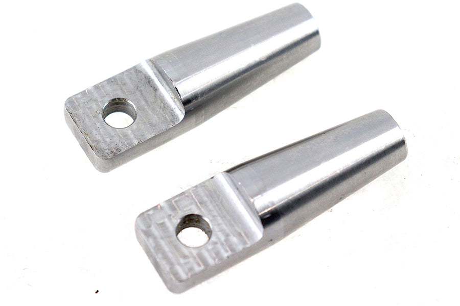 50-1596 - Sissy Bar Fab End Set Raw by V-Twin