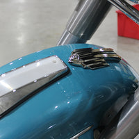50-1605 - Squashed Bird Fender Trim Chrome by V-Twin