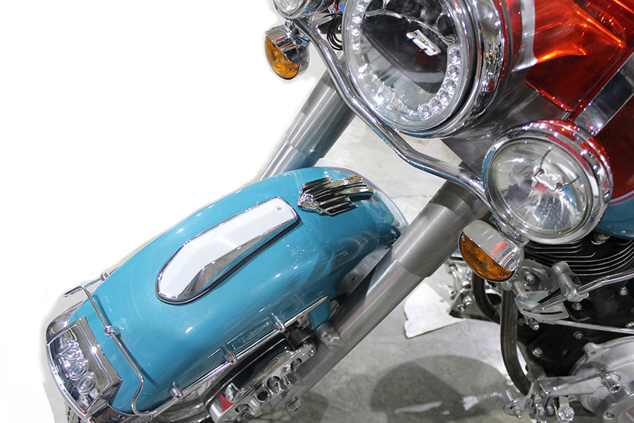 50-1605 - Squashed Bird Fender Trim Chrome by V-Twin