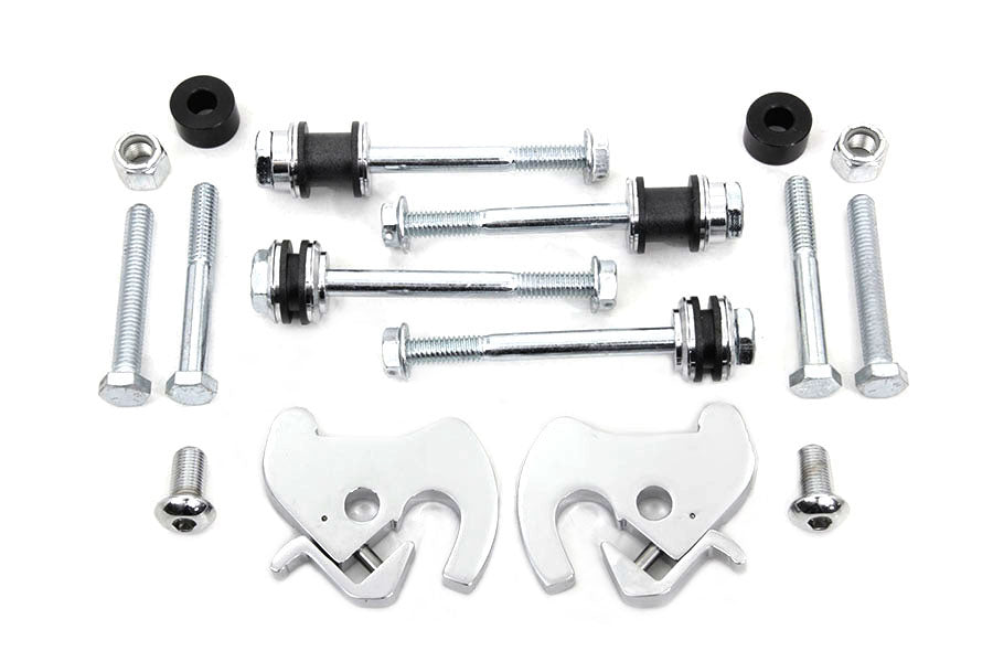 50-1651 - Luggage Rack and Sissy Bar Mount Kit by V-Twin