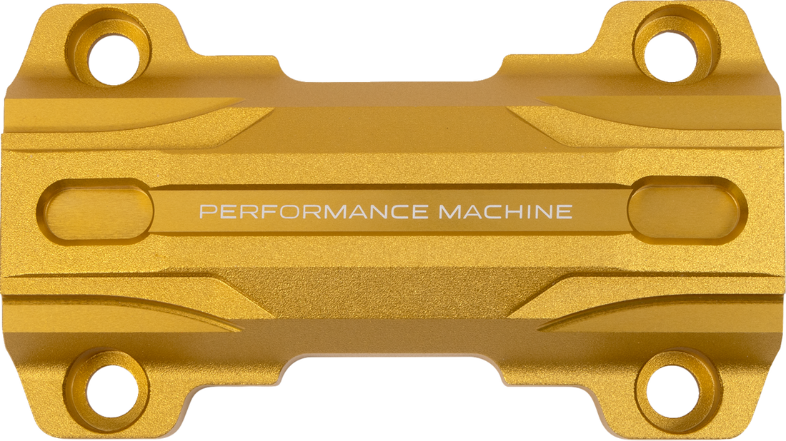 PERFORMANCE MACHINE (PM) Adapter - Gauge Relocation Kit - Gold Ops® 0208-2196-SMG