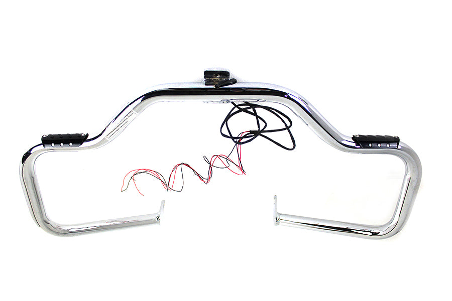 51-0013 - Chrome Front Turn Signal Highway Bar by V-Twin