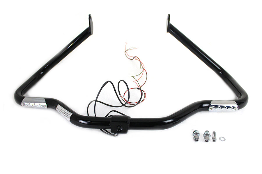 51-0014 - Black Front Turn Signal Highway Bar by V-Twin