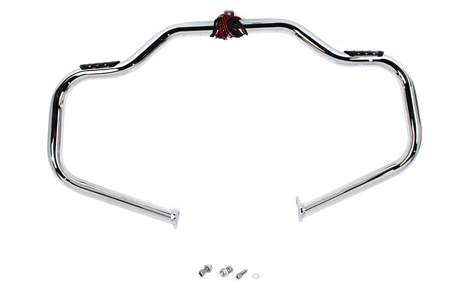 51-0015 - Chrome Front Turn Signal Highway Bar by V-Twin