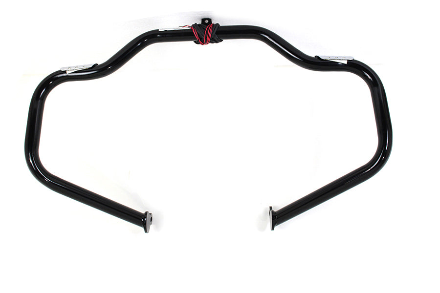 51-0016 - Black Front Turn Signal Highway Bar by V-Twin