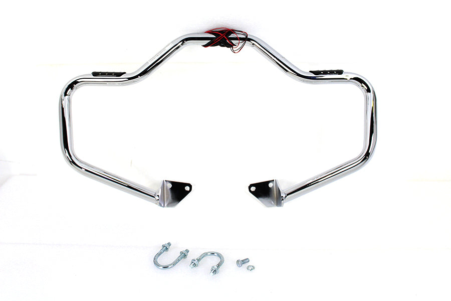 51-0019 - Chrome Front Turn Signal Highway Bar by V-Twin