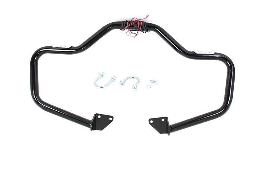 51-0020 - Black Front Turn Signal Highway Bar by V-Twin