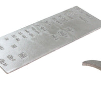 Forging Number Plate with Neck Extension Set