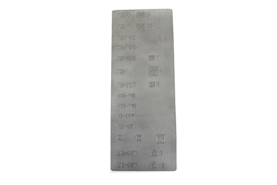 51-0068 - Rigid Front Frame Forging Hallmark Plate by V-Twin