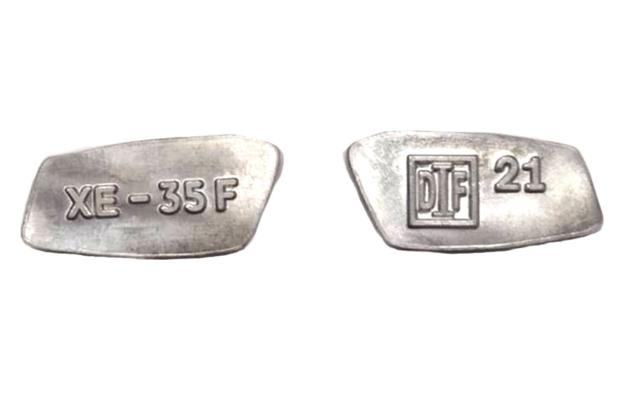 51-0071 - 1948-1957 Neck Hallmark Number Plate Set by V-Twin