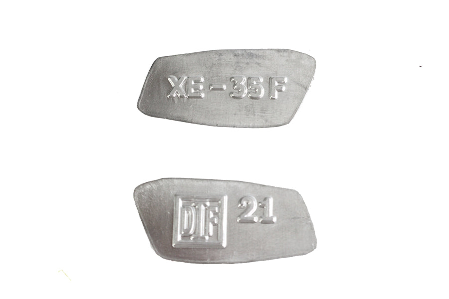 51-0071 - 1948-1957 Neck Hallmark Number Plate Set by V-Twin