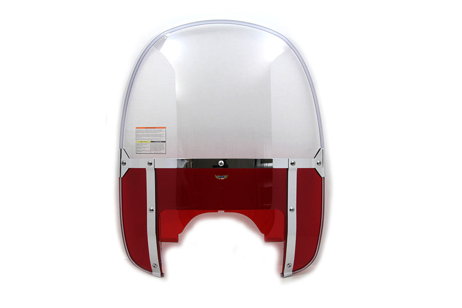 51-0258 - Beaded Windshield Red by National Cycle