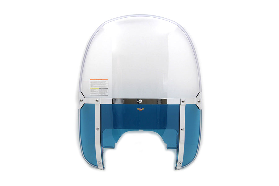 51-0259 - Beaded Windshield Blue Lower by National Cycle
