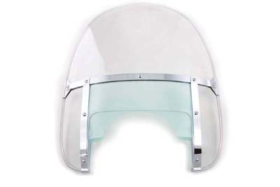 51-0279 - Replica Clear Beaded Windshield by V-Twin