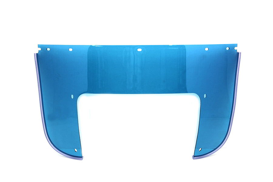 51-0372 - Beaded Lower Windshield Blue by National Cycle