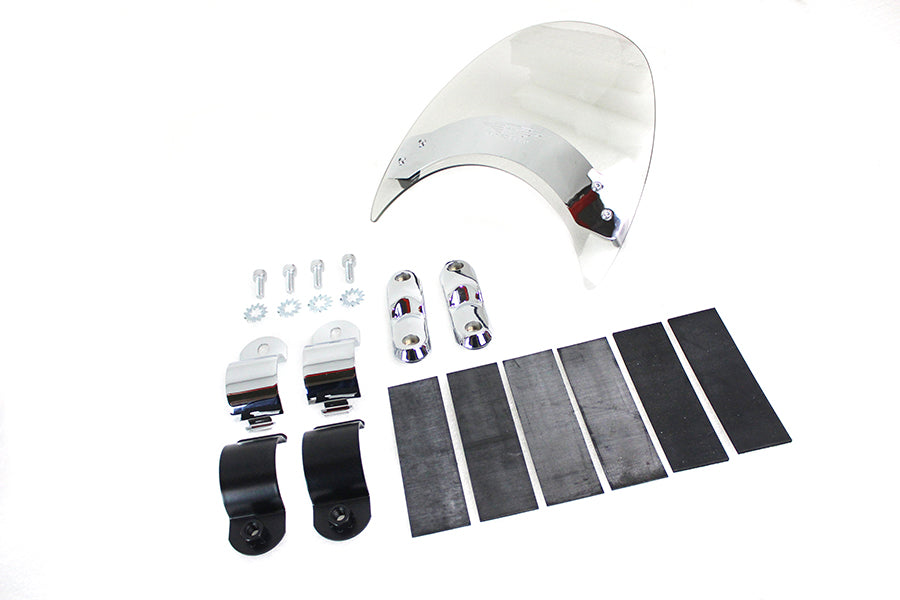 51-0374 - Flyscreen Windshield with Light Grey Tint by National Cycle