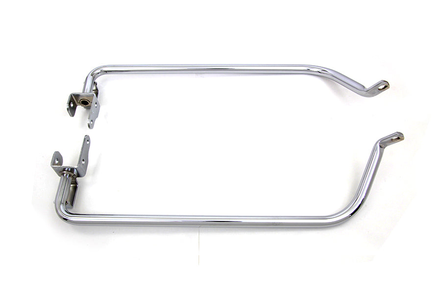51-0482 - Chrome Saddlebag Support Set by Wyatt Gatling
