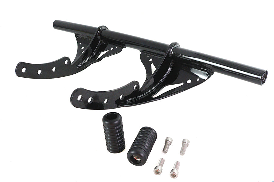 51-0742 - M8 Front Engine Bar Black by V-Twin