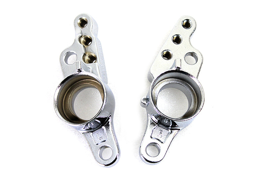 51-0994 - Rear Frame Fork Bracket Set Chrome by V-Twin