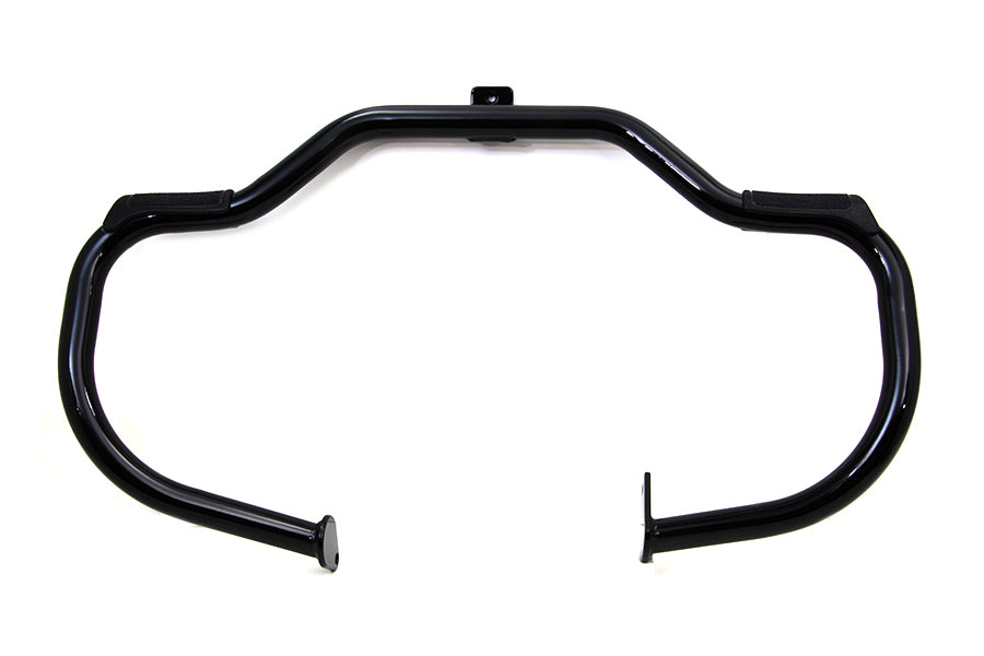 51-0999 - Black Front Engine Bar with Footpeg Pads by V-Twin