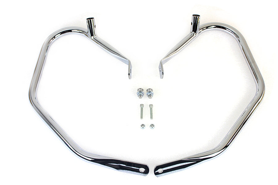 51-1063 - Chrome Comfort Style Rear Engine Bars by V-Twin