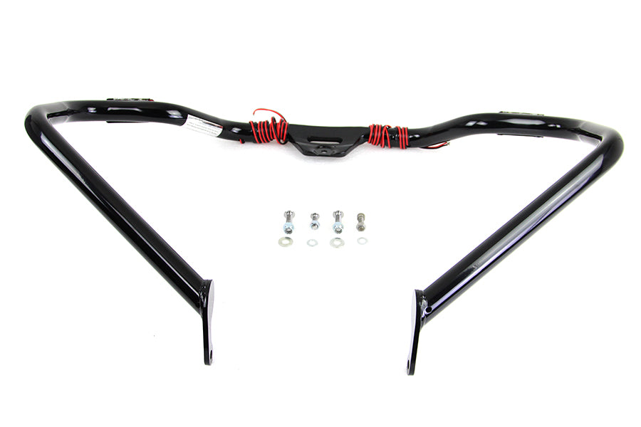 51-1069 - Black Front Turn Signal Highway Bar by V-Twin