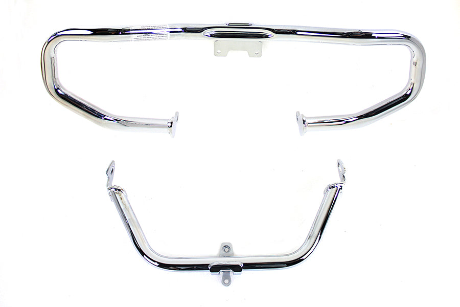 51-1072 - Chrome Chopped Front Engine Guard by V-Twin