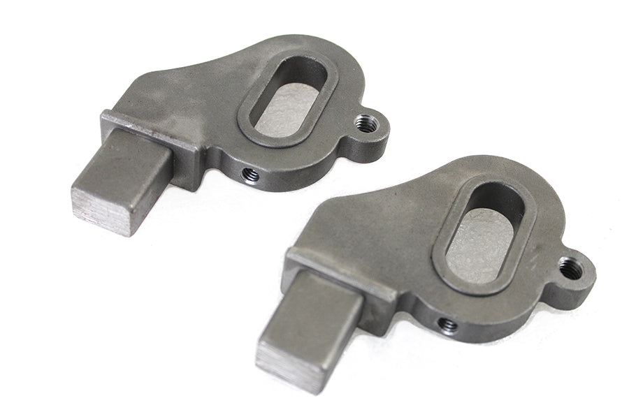 51-1322 - Lowered Rear Axle Plate Set Raw by V-Twin