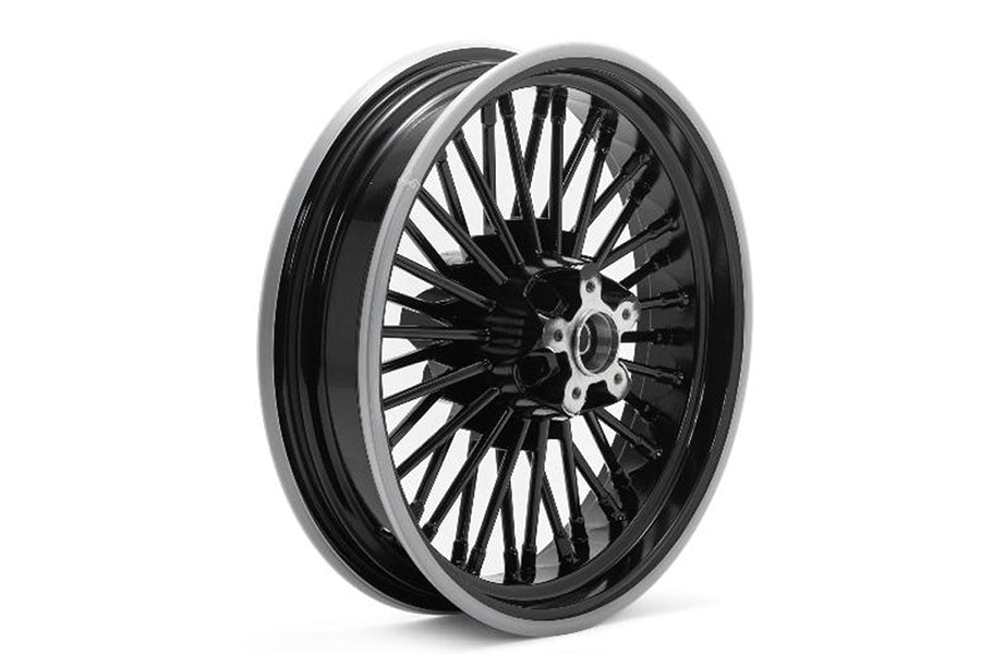 52-0007 - 16 inch x 3.5 inch Duro 36 Fat Spoke Duro Wheel Black by V-Twin