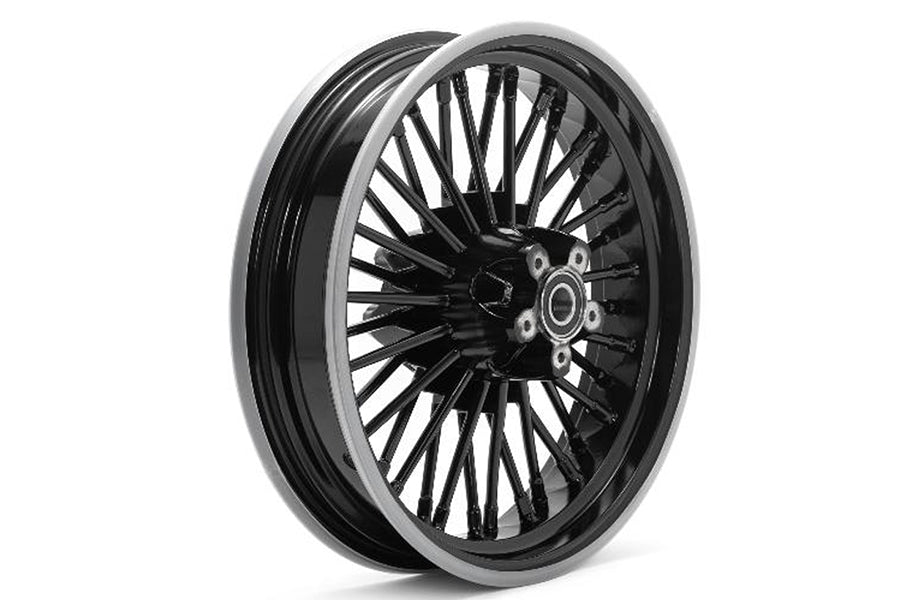 52-0008 - Rear 16  x 3.5  x 36 Bespoke Wheel Black by V-Twin