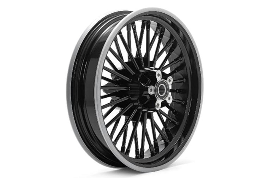 52-0008 - Rear 16  x 3.5  x 36 Bespoke Wheel Black by V-Twin