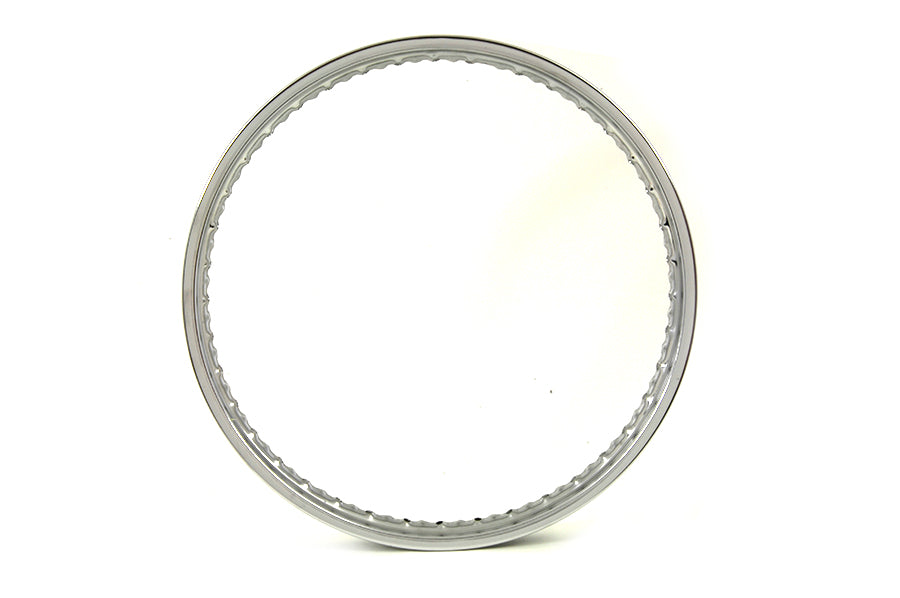 52-0212 - 21 inch x 1.85 inch Rolled Edge Front Wheel Rim Chrome by V-Twin