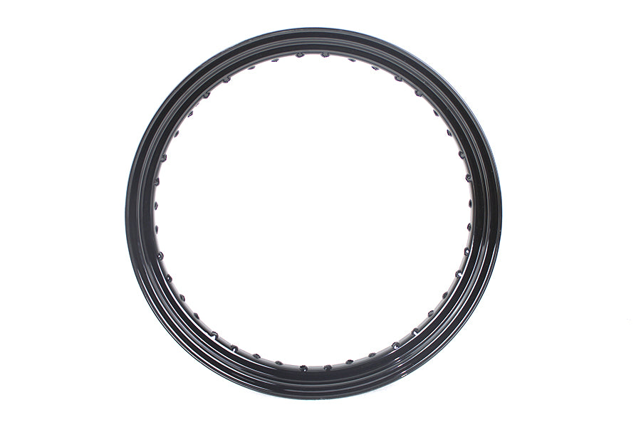52-0234 - 19 inch x 2.5 inch Drop Center Black Wheel Rim by V-Twin