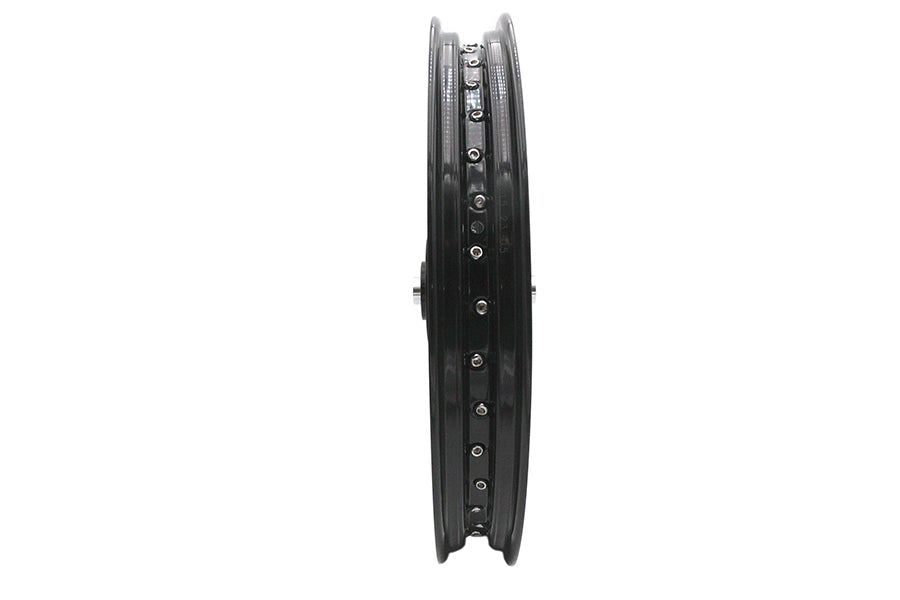 21 inch x 2.15 inch Front Star Spool Wheel Black