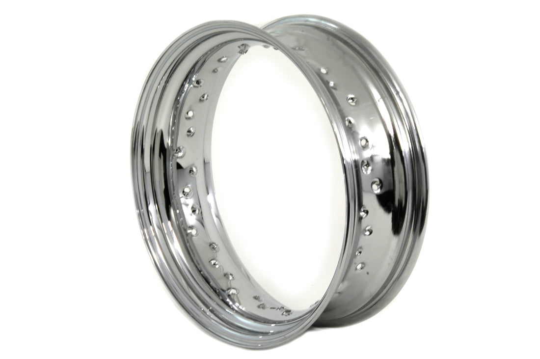 52-0430 - 16  X 5  Rim Rear Chrome by V-Twin