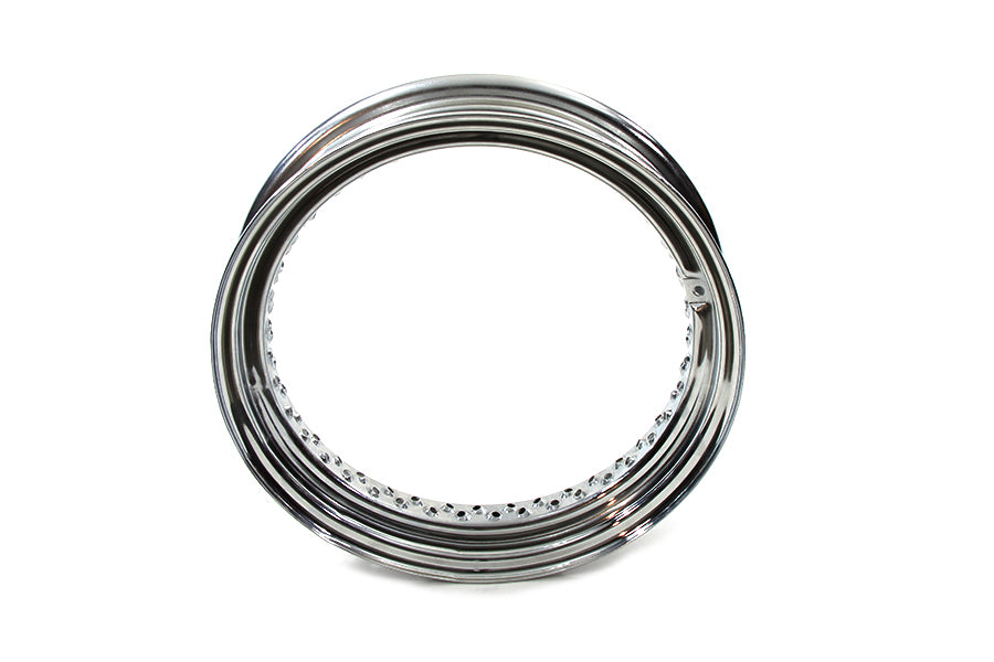 52-0704 - 16 inch x 3.00 inch Drop Center Chrome Wheel Rim by V-Twin
