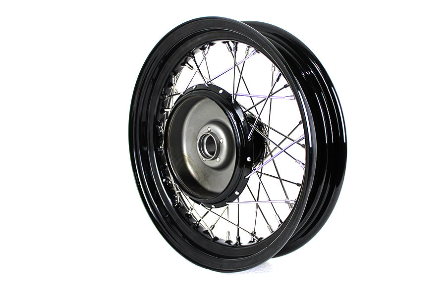 52-0766 - 45  WL 16  Front Wheel Assembly Black by V-Twin
