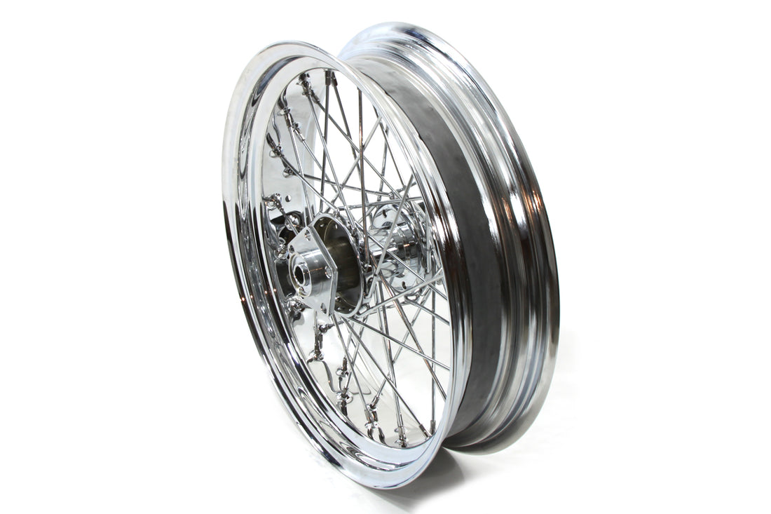 52-0776 - 18 inch x 4.25 inch Replica Rear Spoke Wheel by V-Twin