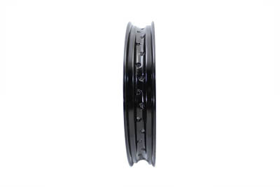 52-0785 - 18  x 2.15  Rolled Edge Rim Black by V-Twin