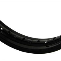 52-0785 - 18  x 2.15  Rolled Edge Rim Black by V-Twin