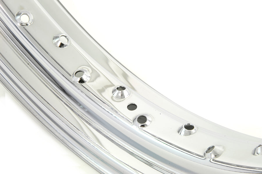 52-0788 - 21  X 3.25  Drop Center Chrome Wheel Rim by V-Twin