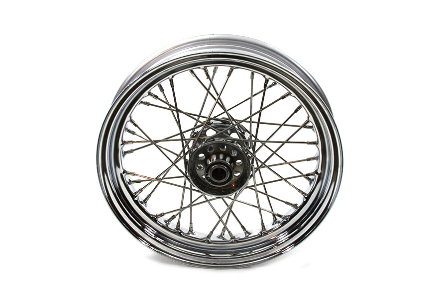52-0800 - 16 inch x 3.00 inch Replica Front or Rear Spoke Wheel by V-Twin