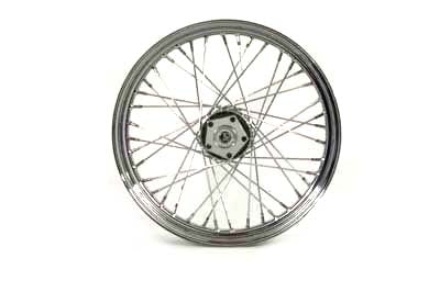 52-0814 - 19 inch x 2.50 inch Replica Front Spoke Wheel by V-Twin