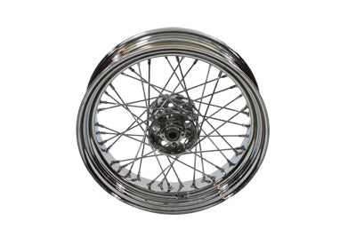 52-0831 - Rear 16 inch x 4.00 inch Replica Spoke Wheel by V-Twin