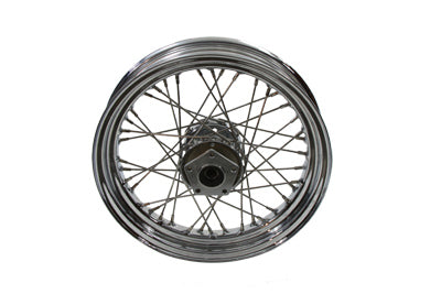 52-0849 - 16 inch x 3.00 inch Replica Front Spoke Wheel by V-Twin