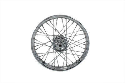 52-0876 - 18 inch X 2.15 inch Replica Front or Rear Spoke Wheel by V-Twin