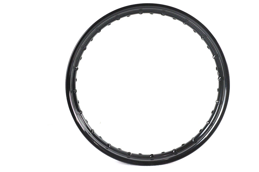 52-1016 - Replica 19 inch x 2.25 inch Wheel Rim Black by V-Twin