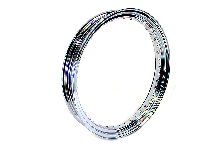 52-1041 - 19 inch x 3.00 inch Drop Center Steel Rim Chrome by V-Twin